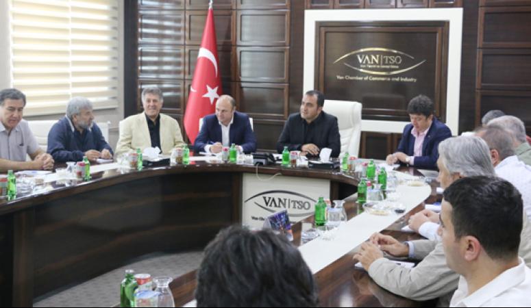 Giresun ve Ankara Ticaret Odaları'ndan Van TSO'ya ziyaret…