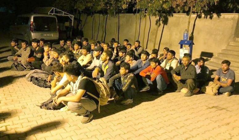 Tuşba'da 52 kaçak göçmen yakalandı