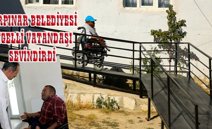 Gürpınar Belediyesi, engelli rampası talebine kayıtsız kalmadı
