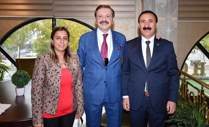 Başkan Süer, Hisarcıklıoğlu’na projelerini anlattı