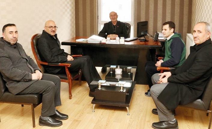 Kaymakam ve Başkan Vekili Aydın'dan, gazetemize ziyaret…