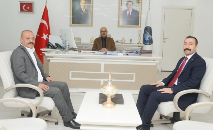 Başkan Kahraman'dan, Kaymakam Aydın'a ziyaret