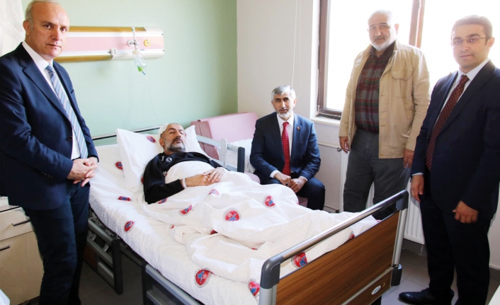 ASKF Başkanı Kıvanç'a moral ziyareti