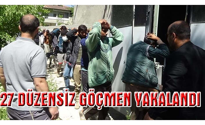 İpekyolu'nda 27 düzensiz göçmen yakalandı