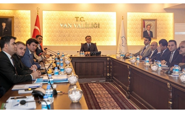 Vali Balcı başkanlığında yatırımlar ele alındı
