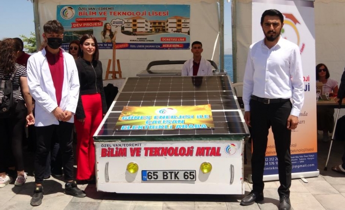 Vanlı lise öğrencileri, güneş enerjisiyle çalışan araç üretti