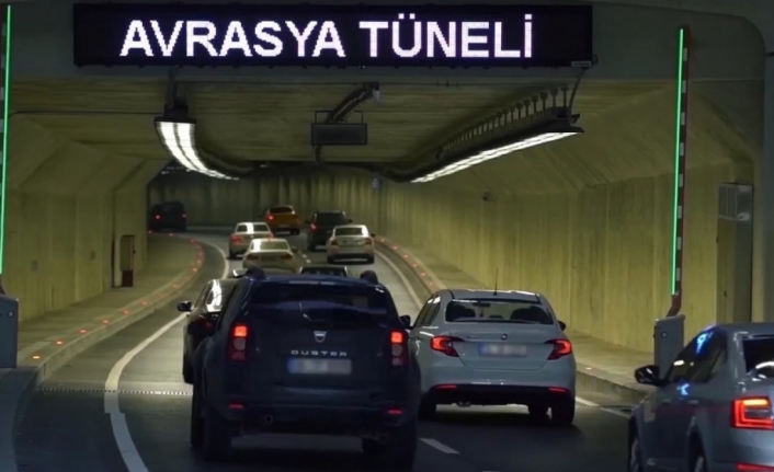 Avrasya Tüneli'nde 67 bin 982 araç ile günlük araç geçişi rekoru kırıldı