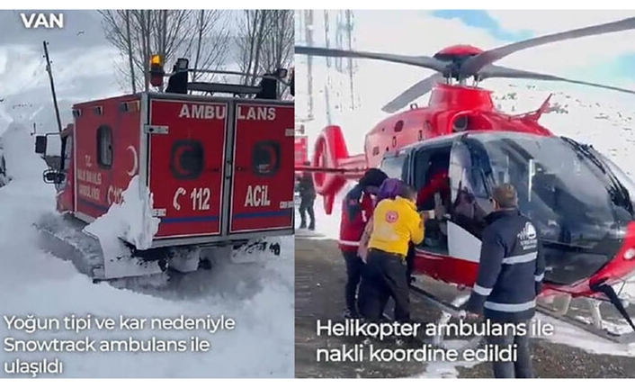 Bakan Koca: Van’daki hastaya snowtrack ambulansla ulaşıldı