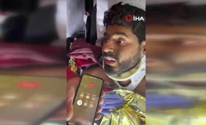 Bakan Koca, 261'inci saatte enkazdan çıkarılan Mustafa'nın telefon görüşmesi anını paylaştı