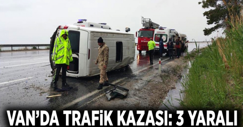 Van’da trafik kazası: 3 yaralı