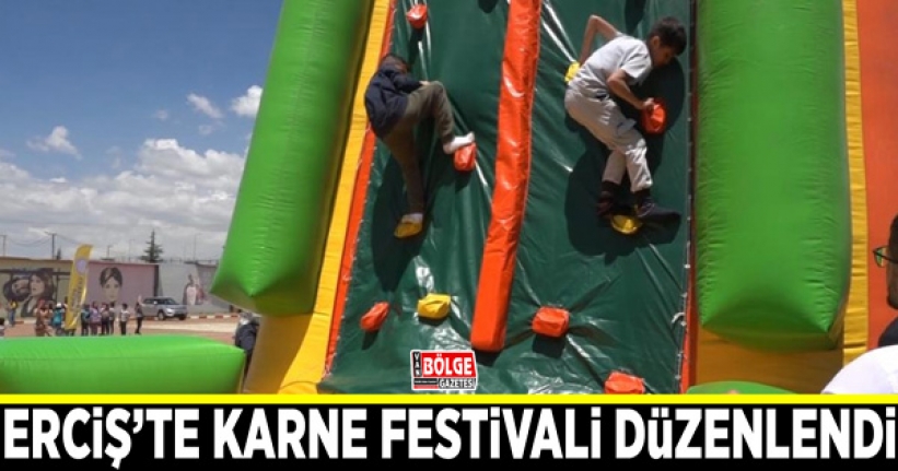 Erciş’te karne festivali düzenlendi