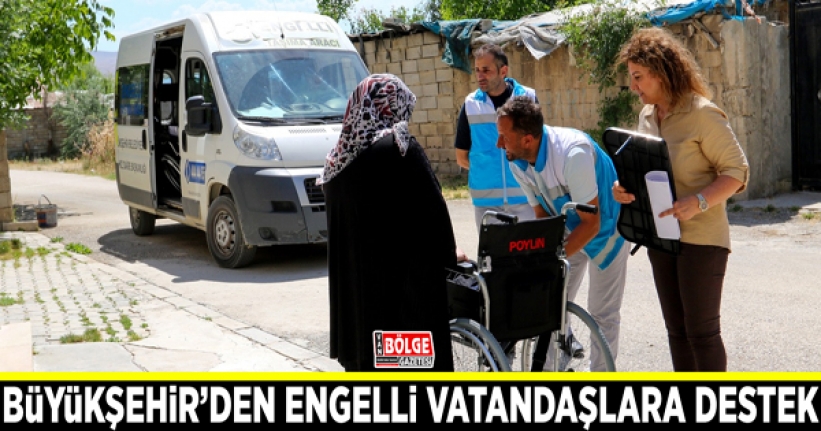 Büyükşehir’den engelli vatandaşlara destek