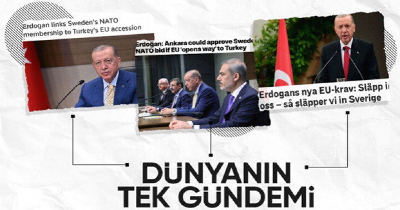 Cumhurbaşkanı Erdoğan'ın İsveç sözleri gündem oldu: NATO'ya karşılık AB üyeliği