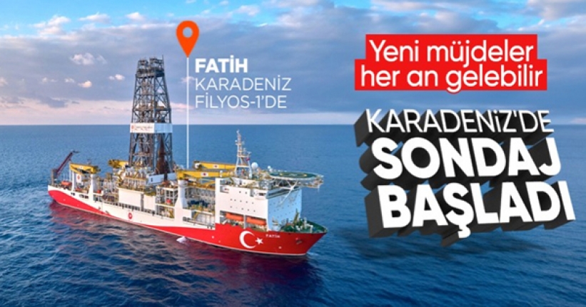 Karadeniz'de yeni lokasyon! Fatih Sondaj Gemisi Filyos-1 kuyusunda faaliyete başladı
