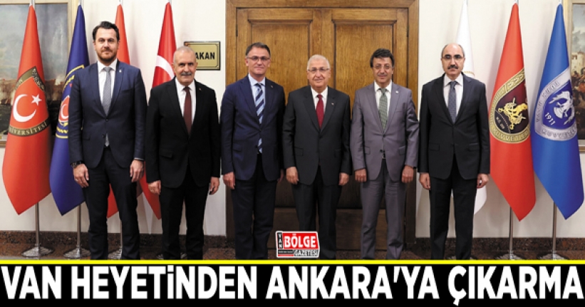 Van heyetinden Ankara'ya çıkarma