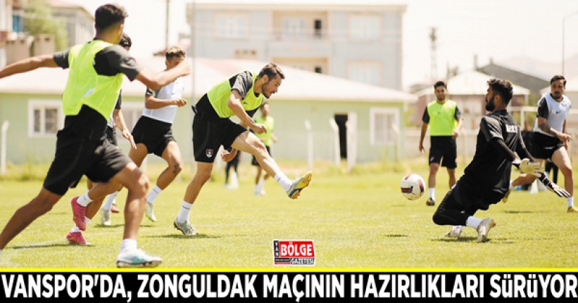 Vanspor'da, Zonguldak maçının hazırlıkları sürüyor