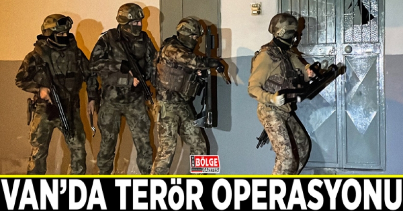 Van'da terör operasyonları