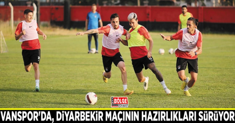 Vanspor'da, Diyarbekirspor maçının hazırlıkları sürüyor