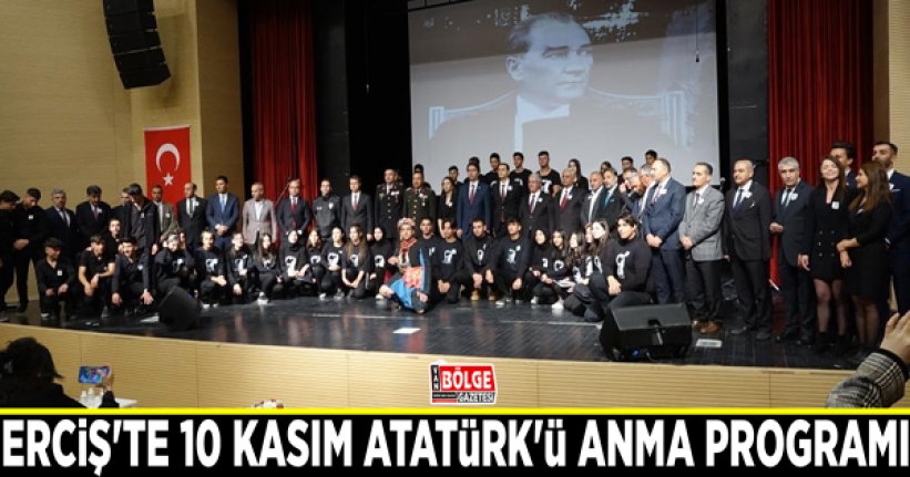 Erciş'te 10 Kasım Atatürk'ü anma programı