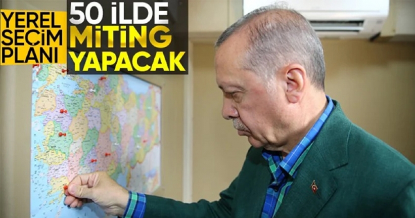 Cumhurbaşkanı Erdoğan sahaya iniyor! 50 ilde miting düzenlenecek