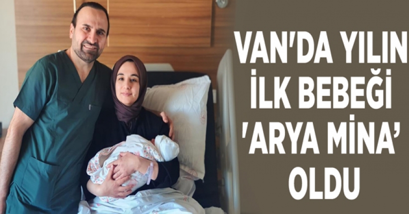 Van'da yılın ilk bebeği 'Arya Mina’ oldu