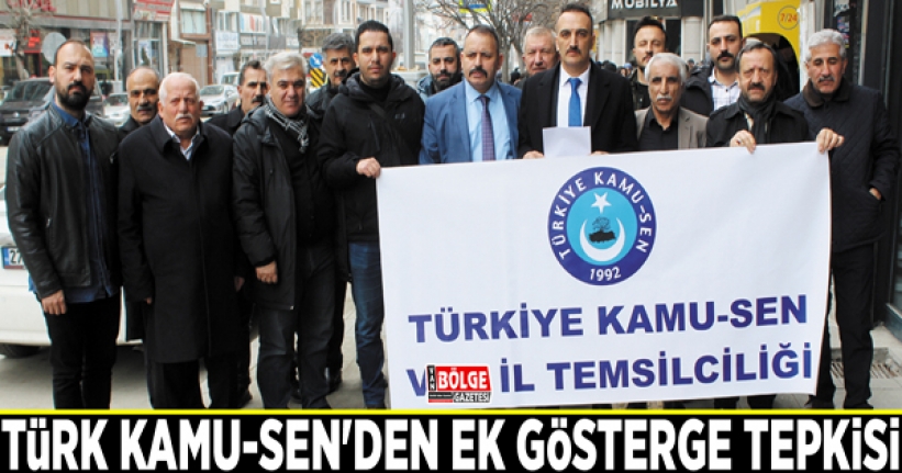 Türk Kamu-Sen'den ek gösterge tepkisi