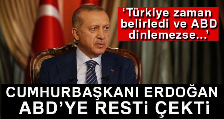 Erdoğan'dan, ABD'ye sert tepki...