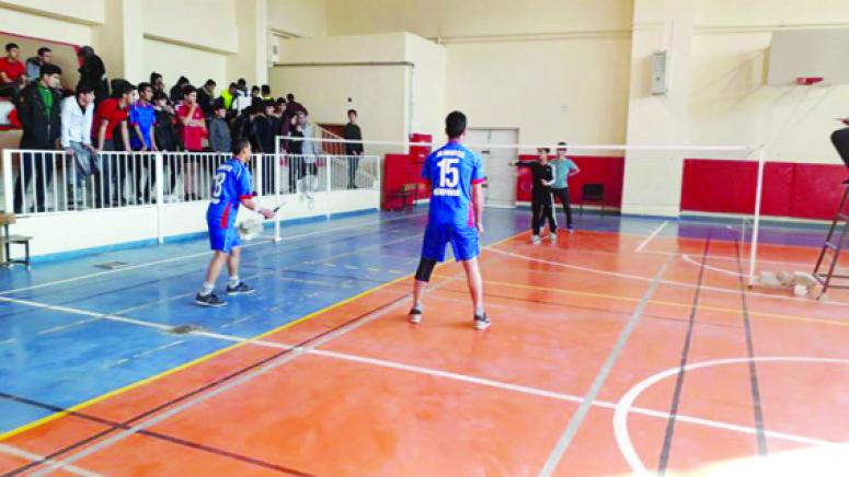 Gençler Badminton il birinciliği müsabakaları sona erdi