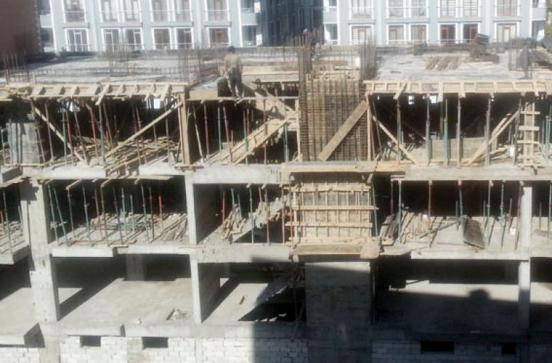 Van'da inşaat işçilerinin güvenlik önlemi yok