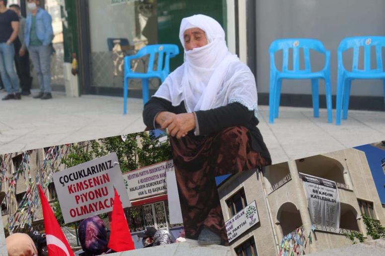 HDP, gözü yaşlı anneyi görmezden geldi