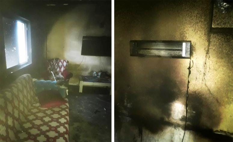 Tuşba'da bir evde yangın meydana geldi