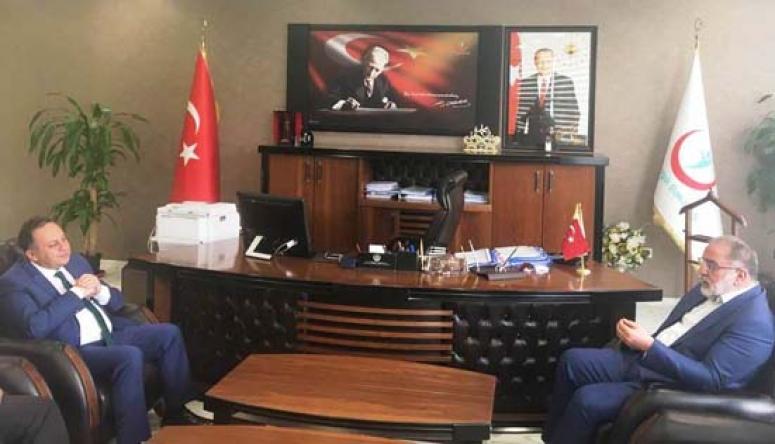 Gülaçar'dan, Sağlık Müdürü Akdoğan'a ziyaret…