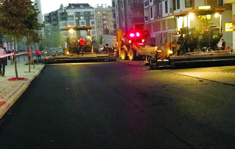 Büyükşehir'den, Suvaroğlu Caddesi'ne sıcak asfalt…