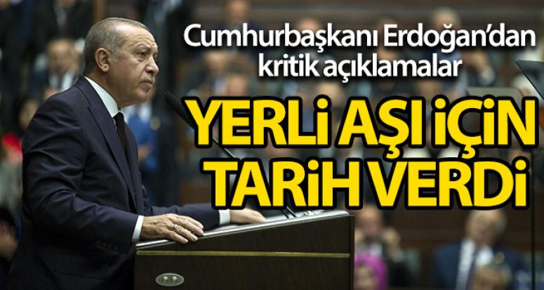 Erdoğan: Kendi aşımızı Nisan'da uygulayabiliriz