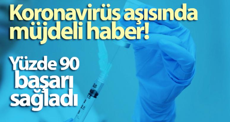 Koronavirüs aşısında müjdeli haber...