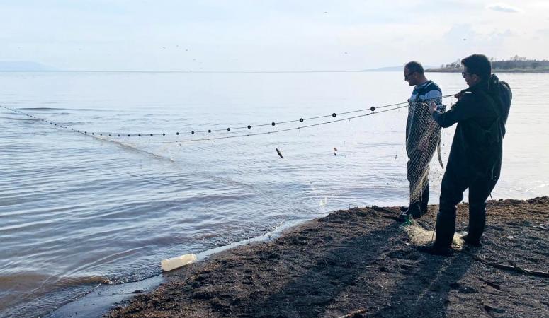 Van Gölü'nde av yasağı denetimleri sürüyor