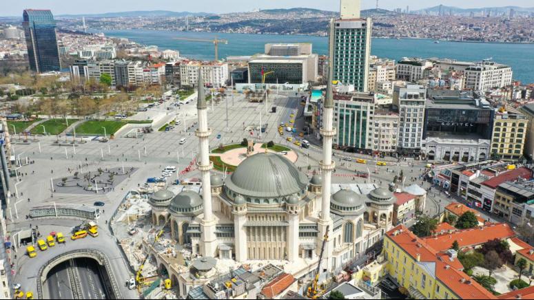  Taksim Camii açılışa hazırlanıyor