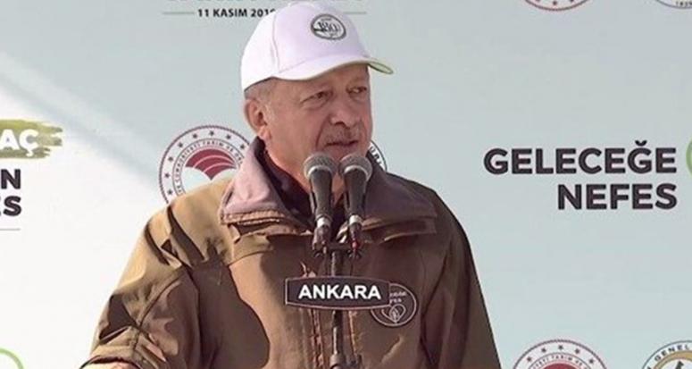 Erdoğan: 'Hedefimiz zümrüt yeşili bir Türkiye fotoğrafı ortaya çıkarmaktır'