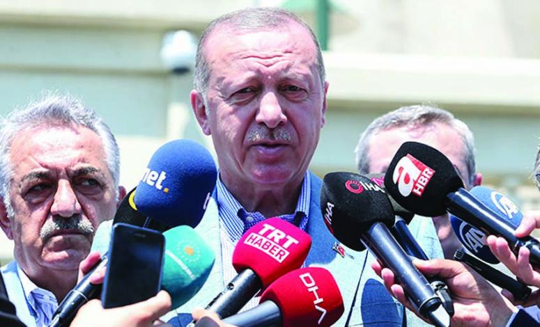 Erdoğan: 'Kıbrıslı soydaşlarımızın hakkını yedirmeyiz'