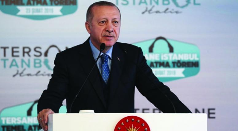  Erdoğan: Tersane İstanbul, İstanbul'umuzun marka değerini artıracak