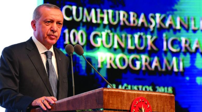Cumhurbaşkanı Erdoğan '100 Günlük Eylem Planı'nı açıkladı