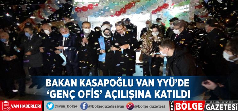 Bakan Kasapoğlu Van YYÜ'de 'Genç Ofis' açılışına katıldı