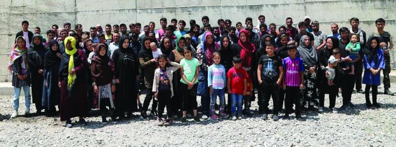 Başkale'de 94 Kaçak göçmen yakalandı.