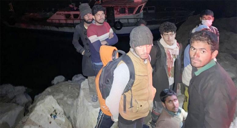Van'dan Bitlis'e geçmeye çalışan 22 göçmen yakalandı