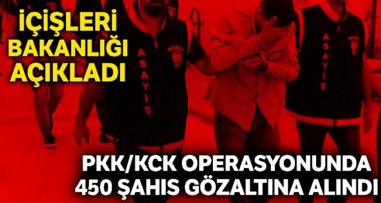 37 ilde PKK/KCK operasyonu: 450 gözaltı