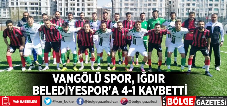 Vangölü Spor, Iğdır Belediyespor'a 4-1 kaybetti