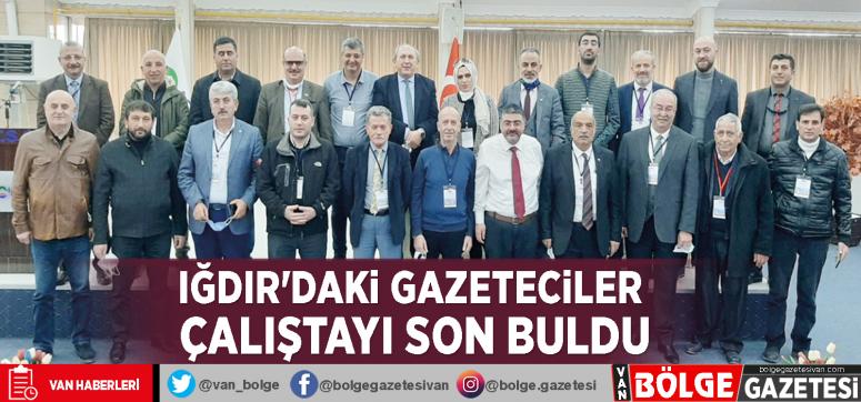 Iğdır'daki gazeteciler çalıştayı son buldu