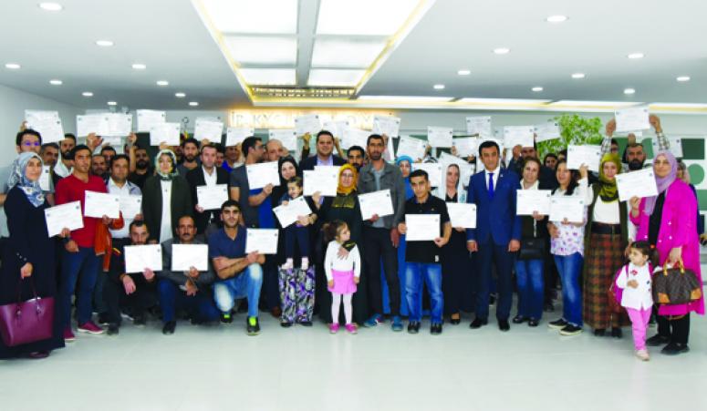 İpekyolu Belediyesi'nden girişimcilere sertifika 