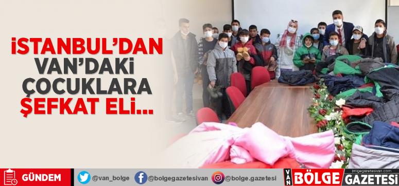İstanbul'dan Van'daki çocuklara şefkat eli...