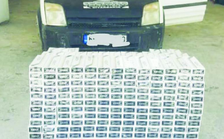 Özalp'ta, 5 bin paket kaçak sigara ele geçirildi